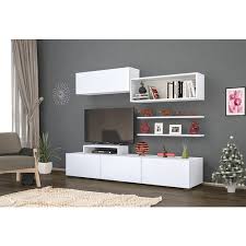 Zebra tv stand is a masterpiece and great combination of white and teak colors. Decorotika Diana Tv Unitesi Beyaz Ceviz Fiyati Taksit Secenekleri