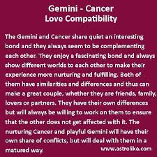 Gemini & cancer sexual & intimacy compatibility gemini would go outside and have the weirdest sexual experiences, and cancer would stay at home and wait for the night to be loved by their tender partner. 900 Zodiac Ideas Zodiac My Zodiac Sign Zodiac Facts