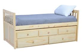 Basic Captain Bed W Storage In Natural Twin Mor Furniture