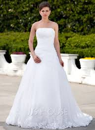 Check spelling or type a new query. Duchesse Linie Tragerlos Kapelle Schleppe Satin Organza Brautkleid Mit Spitze Perlstickerei 002000135 Jj S House