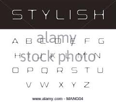 Collection of cool alphabet letter designs (33). Thin Melting Font Modern Stylish Monogram Design Elements Simple Alphabet Elegant Rounded Letters Trendy Abc Logo Template Stock Vector Image Art Alamy