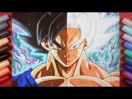 Honestly i like this look better than the anime ver. Drawing Goku Mastered Ultra Instinct Tolgart Youtube Goku Ultra Instinct Dragon Ball Artwork Dragon Ball Art