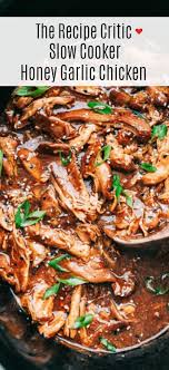 Slow Cooker Honey Garlic Chicken Recipe The Recipe Critic In 2020 Chicken Slow Cooker Recipes Crockpot Recipes Slow Cooker The Recipe Critic Slow Cooker