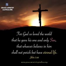 He hands over peace to you. Grace Ministry A Good Friday Prayer 2019 Grace Ministry Mangalore