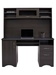 Many different sizes and shapes available with all kinds of options to choose from. Realspace Pelingo 56 W Desk With Hutch 64 H X 55 12 W X 23 D Dark Gray Office Depot