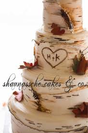 Birch Tree Wedding Cake Tutorial Shaunassche Cakes Co Birch Tree Wedding Cake Bryllupskake Kaker