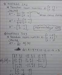 Contoh soal invers matriks berordo 2 * 2. Soal Invers Matriks 2 2 Cara Golden