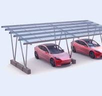 ‫مرآب سكني أنظمة الطاقة الشمسية سبائك الألومنيوم PV نظام دعم لوحة 130mph  تحميل الرياح حجم مخصص سقيفة وقوف السيارات‬‎