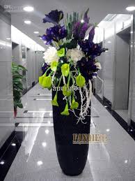 Modern Fashion Decoration Floor Vase Set Flowers Artificial Flower 1547 44 Dhg Flower Vase Arrangements Large Floral Arrangements Large Flower Arrangements