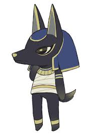 Anubis Sticker From Piddles Animal Crossing Anubis Ancient Egyptian