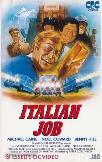 The Italian Job (1969) Dutch movie cover