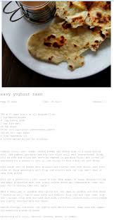 Easy Yogurt Nan Bread Recipes With Naan Bread Food Indian Food Recipes