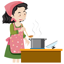 A mother and daughter cookinggirl and mother cooking in the kitchenhappy family with mom and children cooking in kitchen. A Mother Cooking Soup 304245 Vector Art At Vecteezy