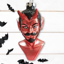 Horror Halloween Christmas Devil Demon Ornament Scary Movie Santa Gift  Present Holiday Birthday Exchange Swap Office Friend Hanukkah