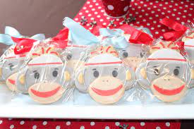 Sock Monkey Baby Shower Party Idea Invitations Decorations Supplies Etc