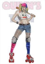 21 harley quinn and joker coloring pages printable. Artstation Harley Quinn Drawing Stephane Desmulie