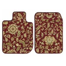 Ggbailey Ford F 150 Extended Cab King Ranch Red Oriental Car Mats Custom Fit For 2015 2016 2017 2018 2019 Driver Passenger Carpet Car Mats Size Ford F 150 Extended Cab King Ranch 2015 2019