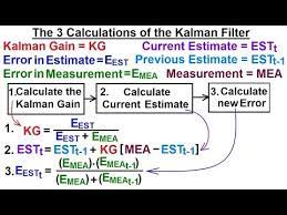 Special Topics The Kalman Filter 4 Of 55 The 3 Calculations Of The Kalman Filter Youtube