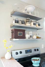 Metal Shelves Over Stove When You Have Limited Storage Stove Decor Ikea Shelves Kitchen Shelves