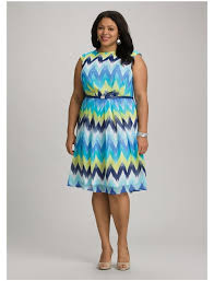 Dress Barn Spring 2014 Line Chevron Dress Fit N Flare Dress Dresses