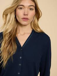 TEXTURED ANNIE in FRENCH NAVY