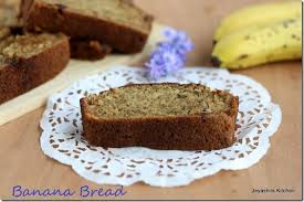 Eggless Banana Bread No Egg No Butter Bread Recipe Jeyashri S Kitchen Banana Bread No Eggs Perfect Banana Bread Banana Bread