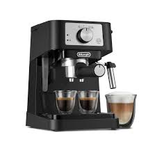 Choose your coffee with the mere touch of a button. De Longhi Stilosa Manual Espresso Machine Latte Cappuccino Maker 15 Bar Pump Pressure Manual Milk Frother Steam Wand Black Stainless Ec260bk Buy Online In Antigua And Barbuda At Antigua Desertcart Com Productid