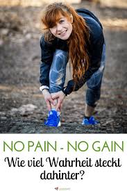 When we live with an expectation, we're bound to be disappointed. No Pain No Gain Was Ist Dran Laufvernarrt