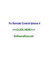The hidden camera detector app is designed to detect potential targets that could be a specialized spy camera, these include pinhole. Pc Remote Control Iphone 4 By Julissaiiaf Issuu