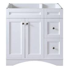 Faucets, bathtubs, towel warmers, basins. Virtu Usa Elise 36 In W Bath Vanity Cabinet Only In White Es 32036 Cab Wh The Home Depot Vanity Cabinet Single Sink Bathroom Vanity Bathroom Vanity Cabinets