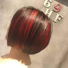 rika rockhairfactory 激ロック 道玄坂さんはinstagramを利用しています 前下がりショート 赤メッシュ rockhairfactory 69hf ロクヘア 赤髪 ショート ボブ 激ロック 美容室 ロクヘア映え red ヘアスタイリング 前下がりショート 髪 メッシュ