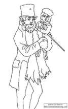 A christmas carol is a song based on the theme of christmas. Bob Cratchit And Tiny Tim Enchanted Learning