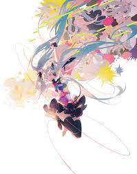 hatsune miku イラスト アニメの女の子 アニメの壁紙