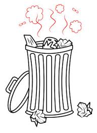 Drawing Cartoon Trash Garbage bags typically have a kind of fat teardrop shape. drawing cartoon trash