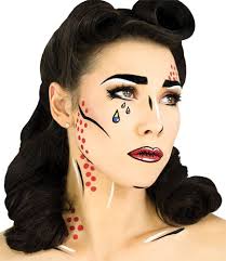 Pop Art Boxed Makeup Kit Pop Art Makeup Comic Makeup Pop Art Costume