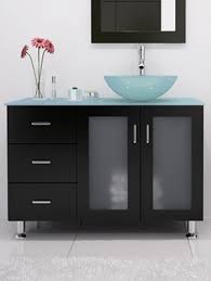 Vigo black sottile matteshelltm vessel bathroom sink. Jwh Living Furniture By Category Shop By Size 39 Inch Bathroom Vanities 39 Quot Lune Single Vessel Sink Vanity Glass Vessel
