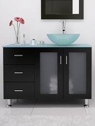 At 18 in size, with a drawer and door for storage, the cabinet is surprisingly convenient, brushed chrome hardware to match your choice of the faucet (brushed nickel or chrome). Jwh Living Furniture By Category Shop By Size 39 Inch Bathroom Vanities 39 Quot Lune Single Vessel Sink Vanity Glass Vessel