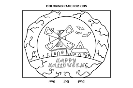 By actively nurturing wellness, you're better able to handle life's challenges and bounce back when bad things happen. Happy Halloween House Coloring Page Grafico Por Doridodesign Creative Fabrica
