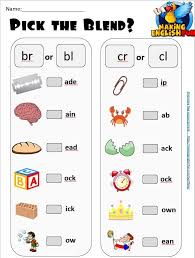 Students circle the consonant blend that starts the pictured word. Grade 1 Bl Blends Worksheets Activity Sheet Blend Br Studyladder Interactive Learning Games Irenecortina
