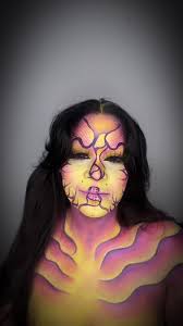 Fishnet Makeup Alien Scales