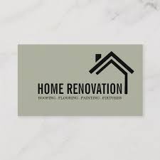 House Home Remodeling Renovation Construction Business Card Zazzle Com Construction Business Cards Remodeling Business Construction Business