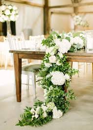 Maybe you would like to learn more about one of these? White And Green Long Wedding Table Setting Centerpiece Ideas Oh Best Day Ever