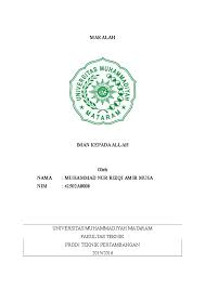 Klasifikasi hadis ditinjau dari dilarang allâh terhadapnya. Doc Makalah Iman Kepada Allah Aam Mnram Academia Edu