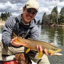 Flykayak Brown Town Flyfishing Trout Montana Troutfishing Flykayak Brown Town Flyfishing Trout Montana Troutfis Fish Brown Trout Fly Fishing