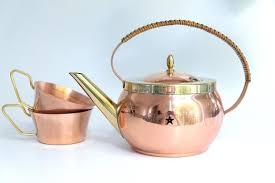 This stylish coffee mug is a functional and beautiful gift that features a flexible lid for sipping while you travel and an inspirational message about faith from proverbs 31:25. Vintage Mcm Copper Coffee Tea Set Jug Mug Teapot Coffee Pot Metal Pot Kettle With Lid Boiler Distressed Old Braid Handle Tee Set Kaffee Oder Tee Teekanne