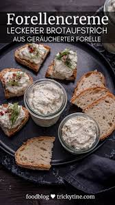 Forellencreme Als Amuse Bouche Leckerer Brotaufstrich Aus Geraucherter Forelle Lecker Rezepte Brotaufstrich