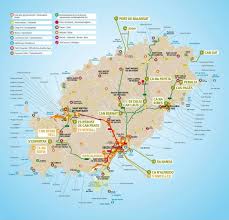 Ibiza Map Ibiza Spanje Vakanties Vakantie