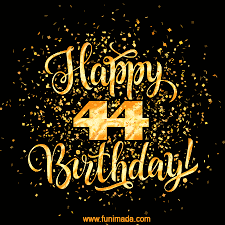 Happy 44th Birthday Animated Gifs Download On Funimada Com