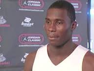 Vernon Macklin talks about how he is ready to play at the Jordan... Video  stock