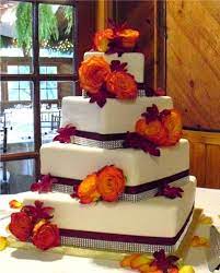 Purple And Orange Cake Wedding Cake Photos Square Wedding Cakes Purple Wedding Cakes